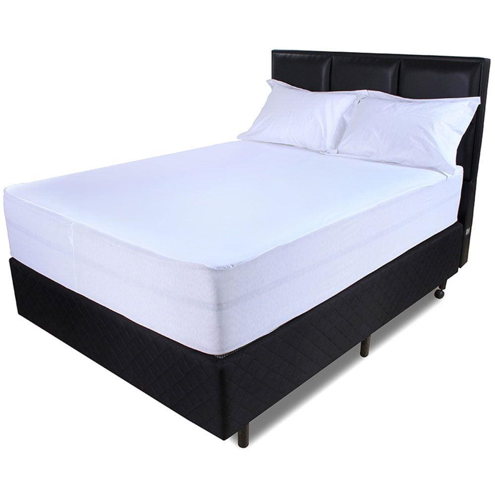 Lençol King Antialérgico Impermeável Branco Altura 36 Cm