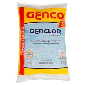 Genclor Cloro Estabilizado 100% Ativo Granulado 1kg Genco