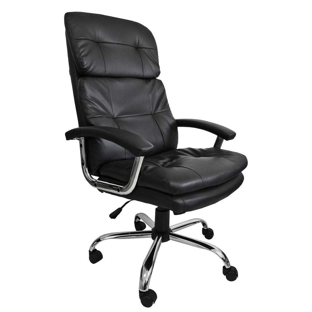 Cadeira Presidente/Diretor Giratória com Regulagem de Altura a Gás UT-C2141 Preto - Pelegrin