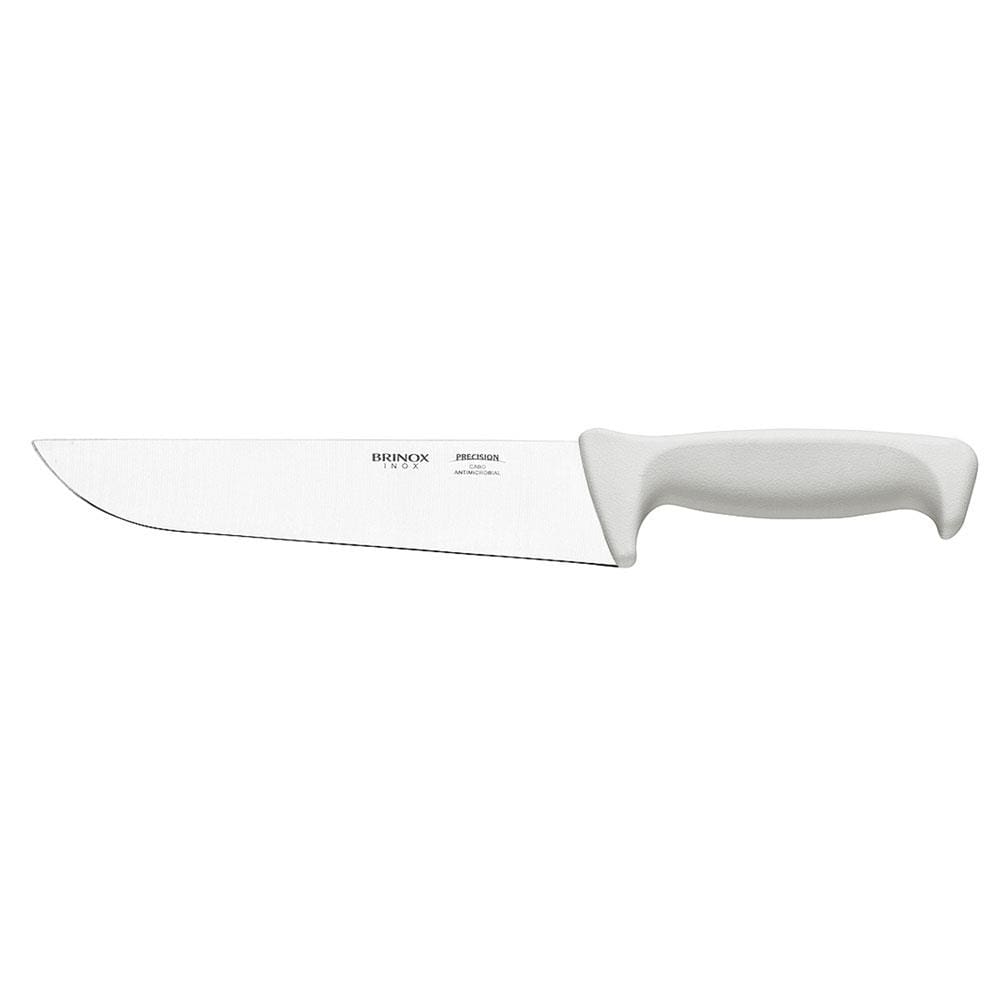 Faca 8" para Açougue Brinox Precision em Aço Inox e Polipropileno