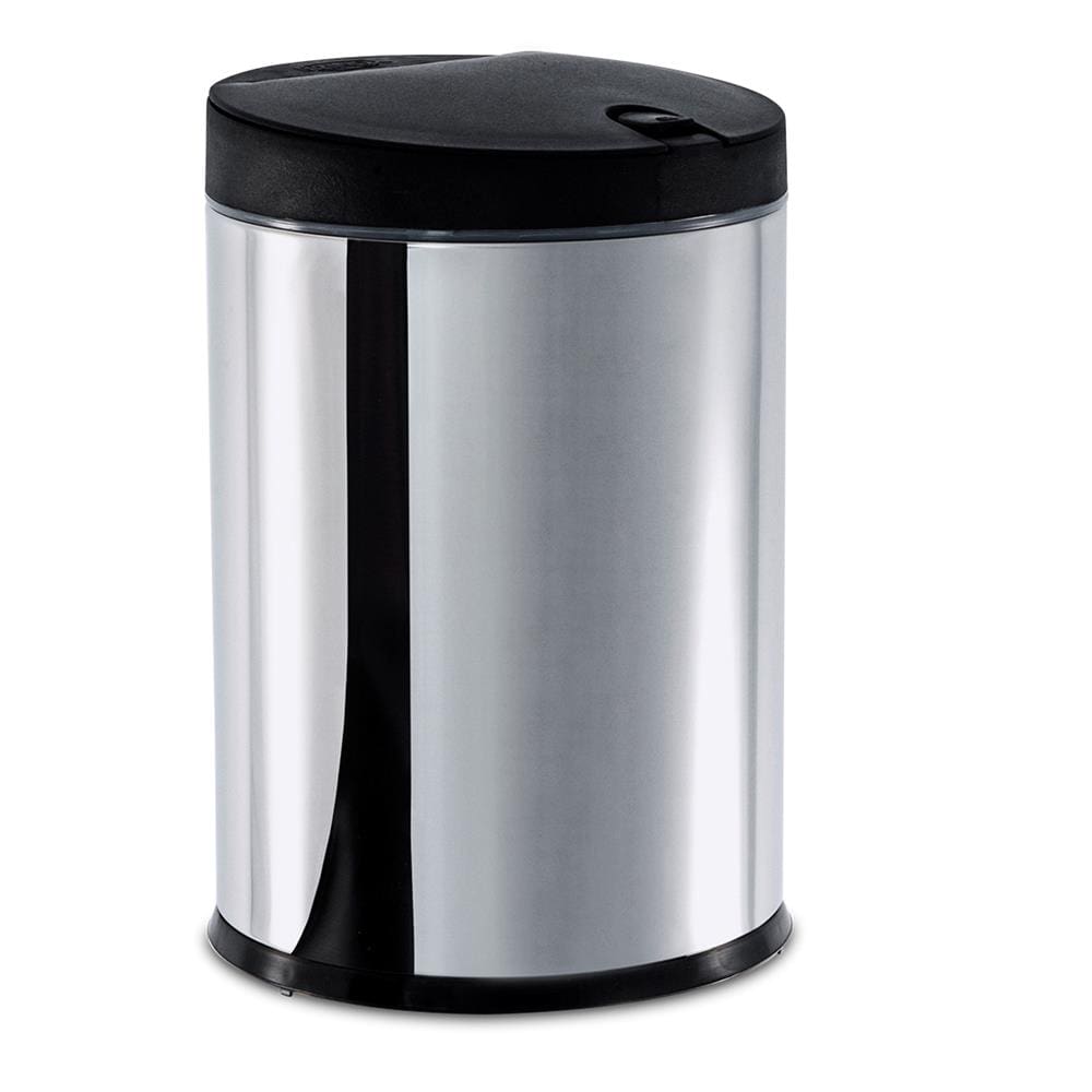 Lixeira Brinox Decorline Press em Inox com Tampa – 4 L