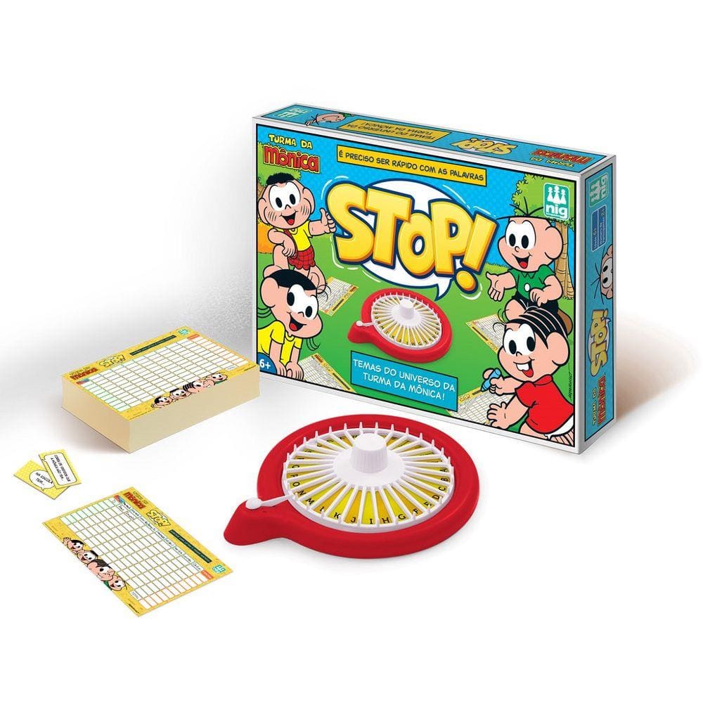 Jogo Stop Turma da Mônica - Nig
