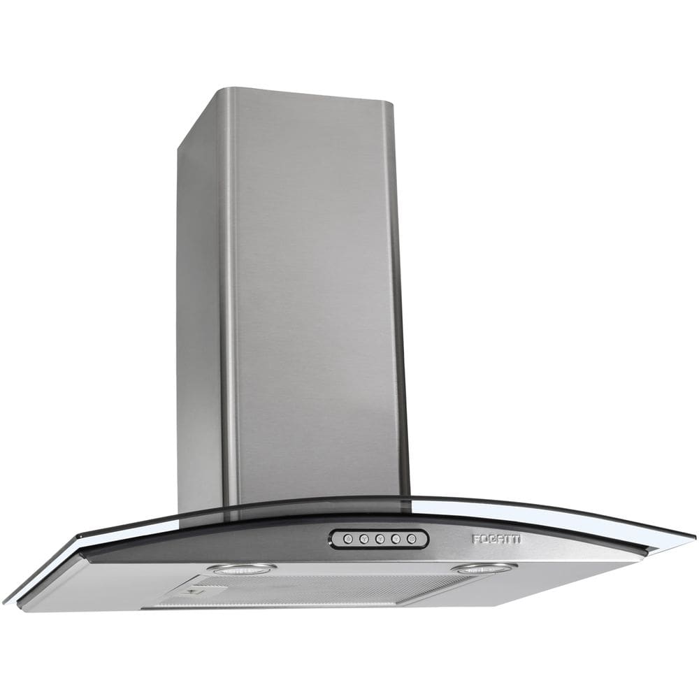 Coifa Vidro Curvo Slim Inox 60cm - Fogatti