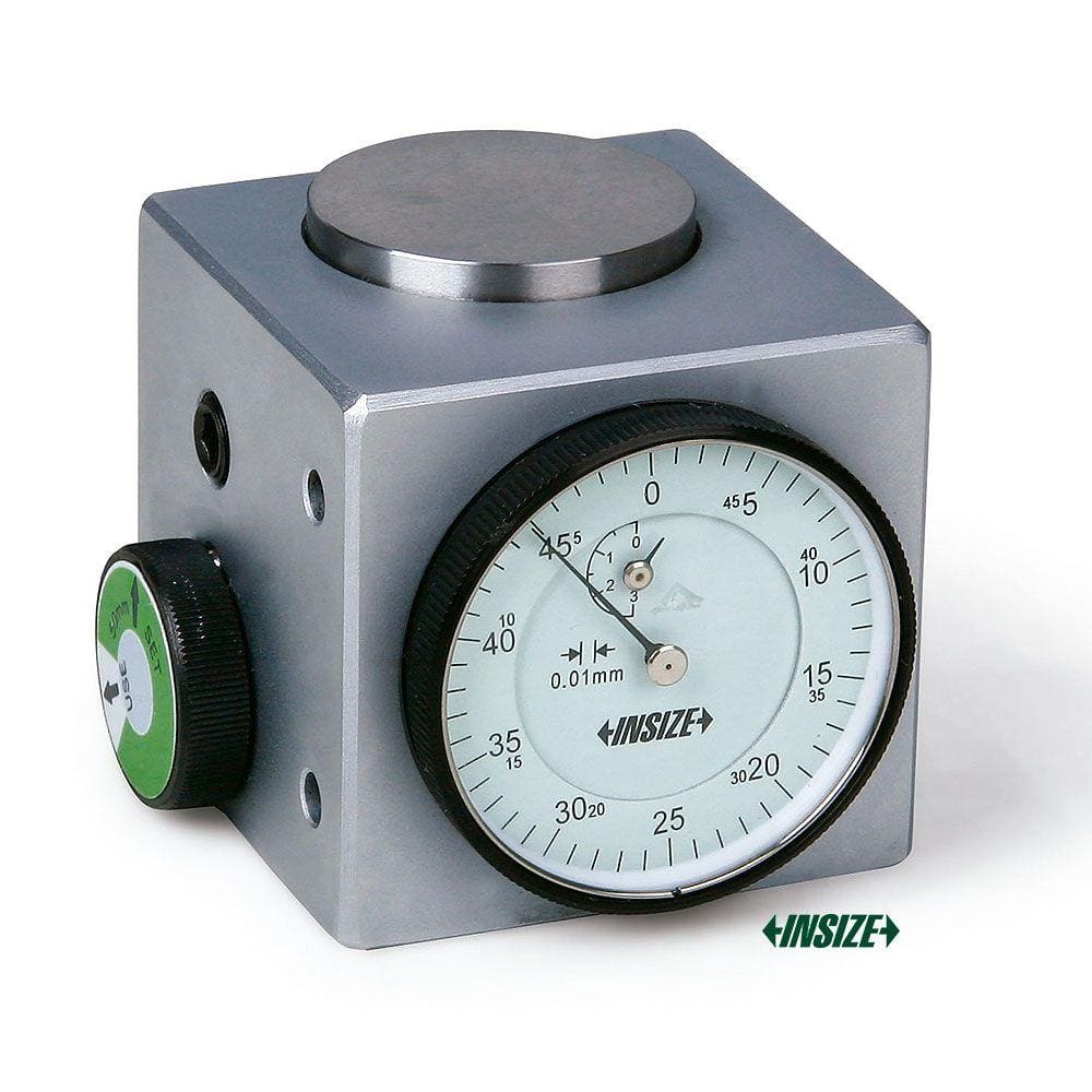Presseter Com Relogio Embutido Com Base Magnetica Curso 50Mm Leitura 0.01Mm Modelo 2397-502A Insize