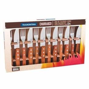 Jogo De Talheres Churrasco Tramontina Jumbo 12pc
