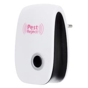Repelente Ultrassônico Pest Reject Nanbai LP-03 Contra Insetos e Roedores - Diluka Power Branco