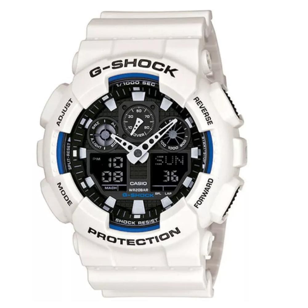 Relógio Casio G-shock Ga-100b-7adr Branco