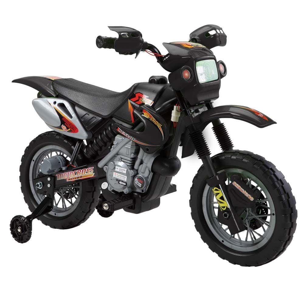 Moto Elétrica Infantil Preta 6V 9260 Belfix