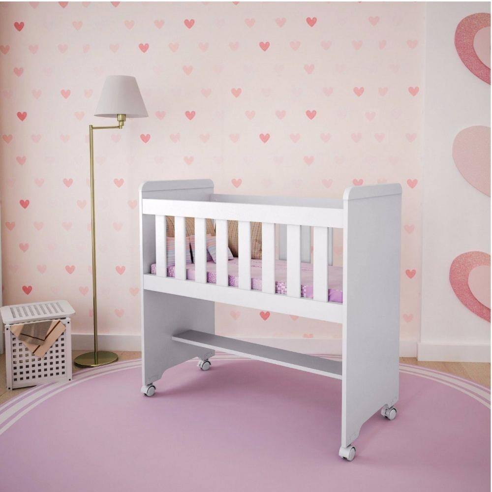 Mini Berço Lya Carolina Baby Branco