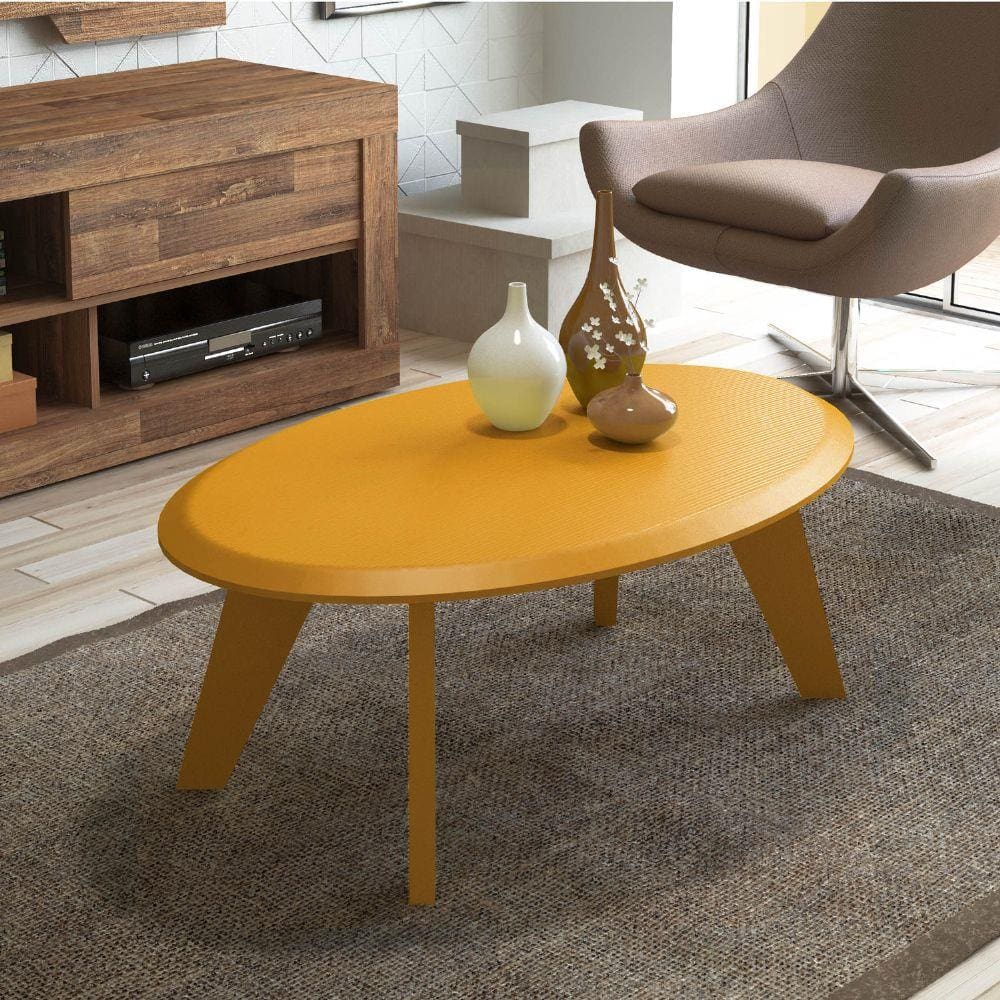 Mesa de Centro Ellis Artely Amarelo