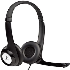 Headset USB Logitech Stereo H390 Preto
