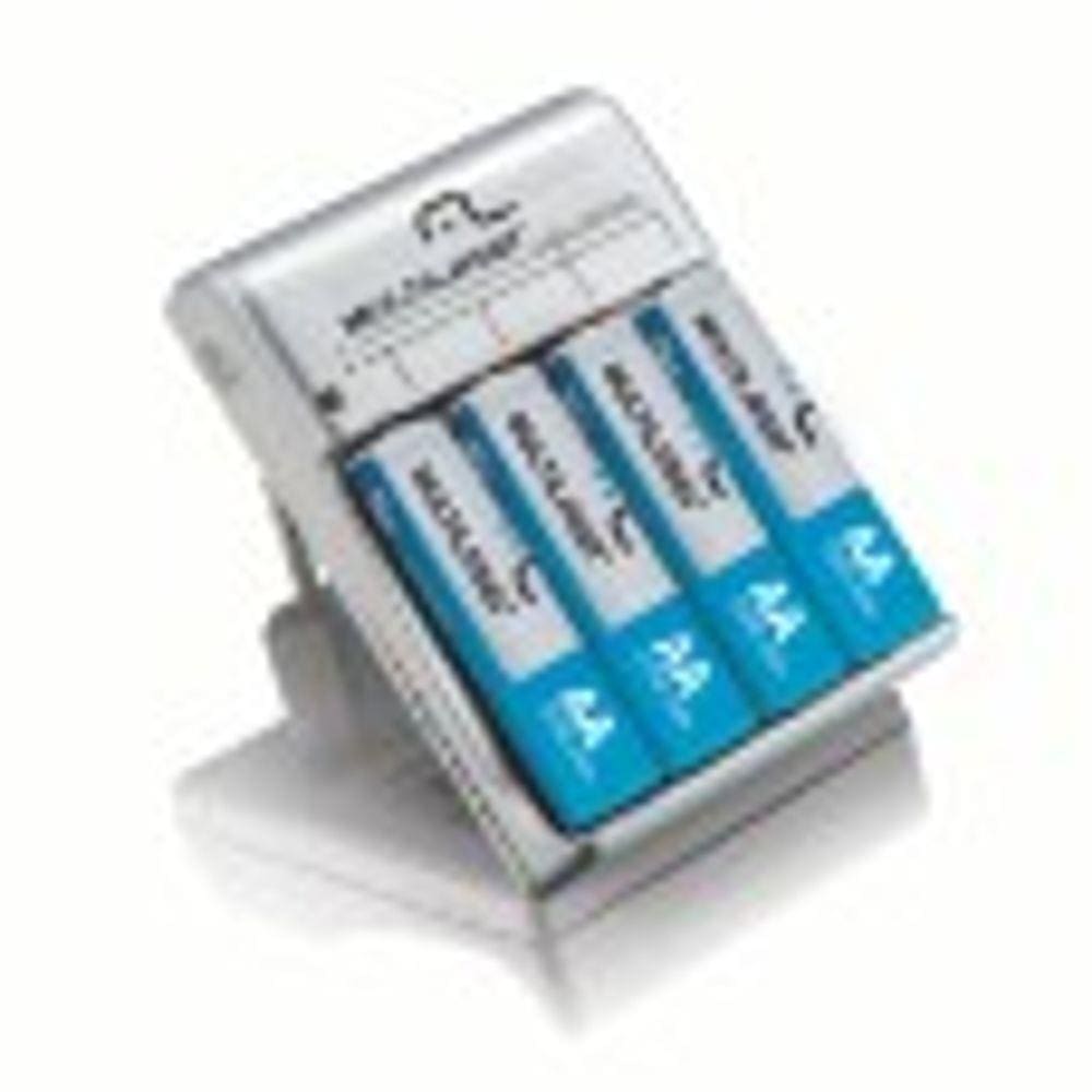 Carregador de Pilhas Multilaser AA/AAA + 4 Pilhas AA 2500mAH - CB054