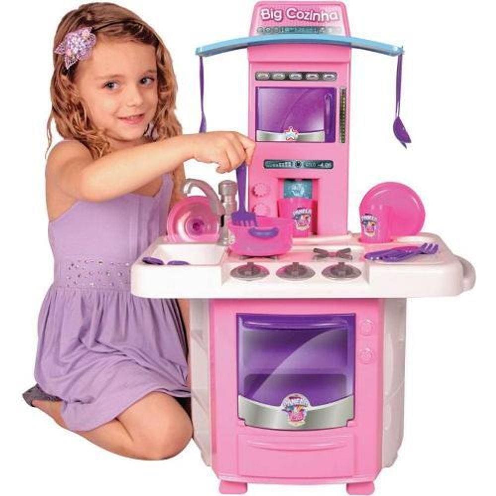 Cozinha Infantil Completa - Big Star 630-Nbc Big Star Com Acessórios