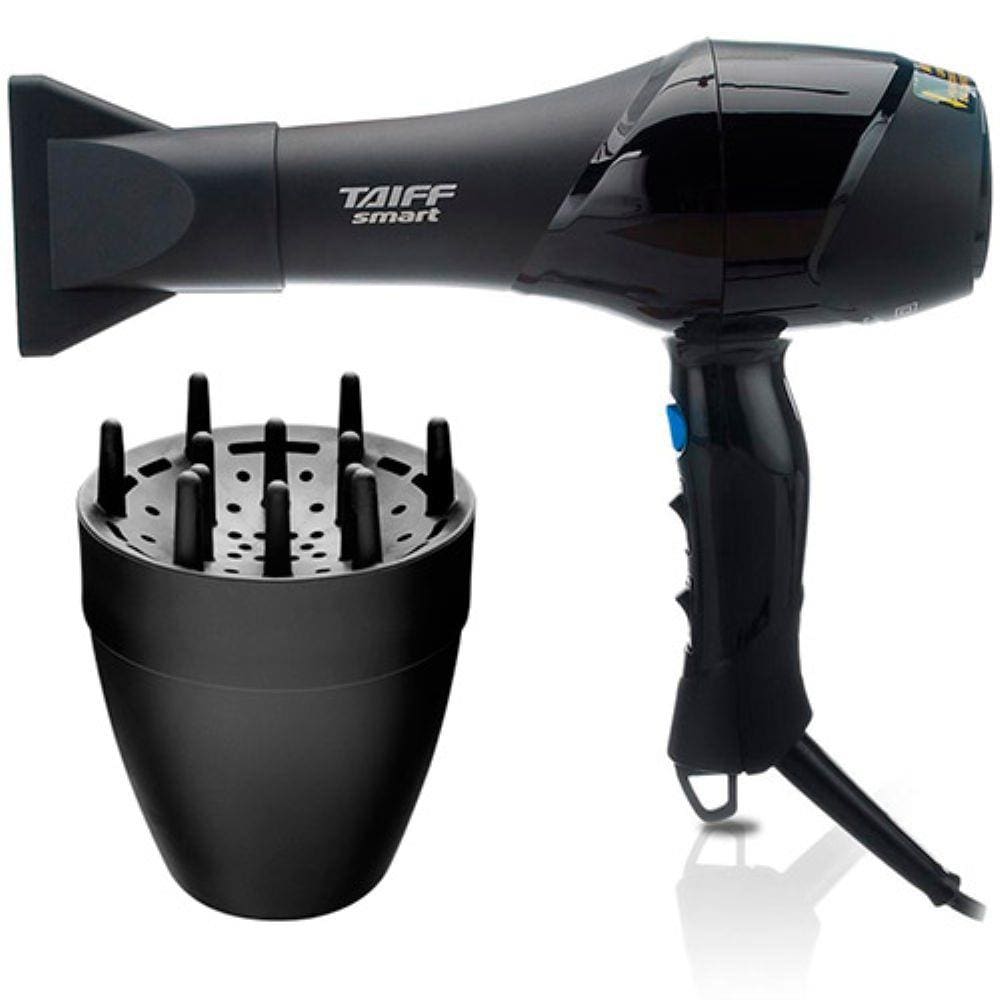 Secador de Cabelo Taiff Smart 1300W 220 Volts com Difusor de Cachos