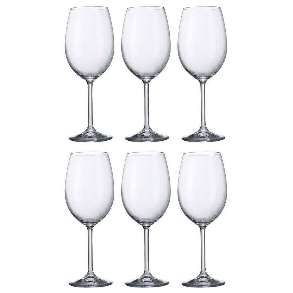 6 Taças De Cristal 350ml Vinho Branco Gastro 4S032/350 Bohemia