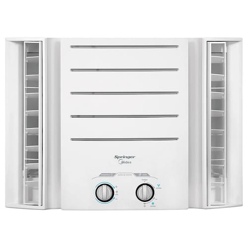 imagem-Ar-condicionado de Janela Springer Midea QCI108BB Frio 10.000 BTUs Mecânico com 2 Níveis de Velocidade - 220v