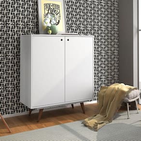 Sapateira Retrô 50 Olivar Branco Acetinado