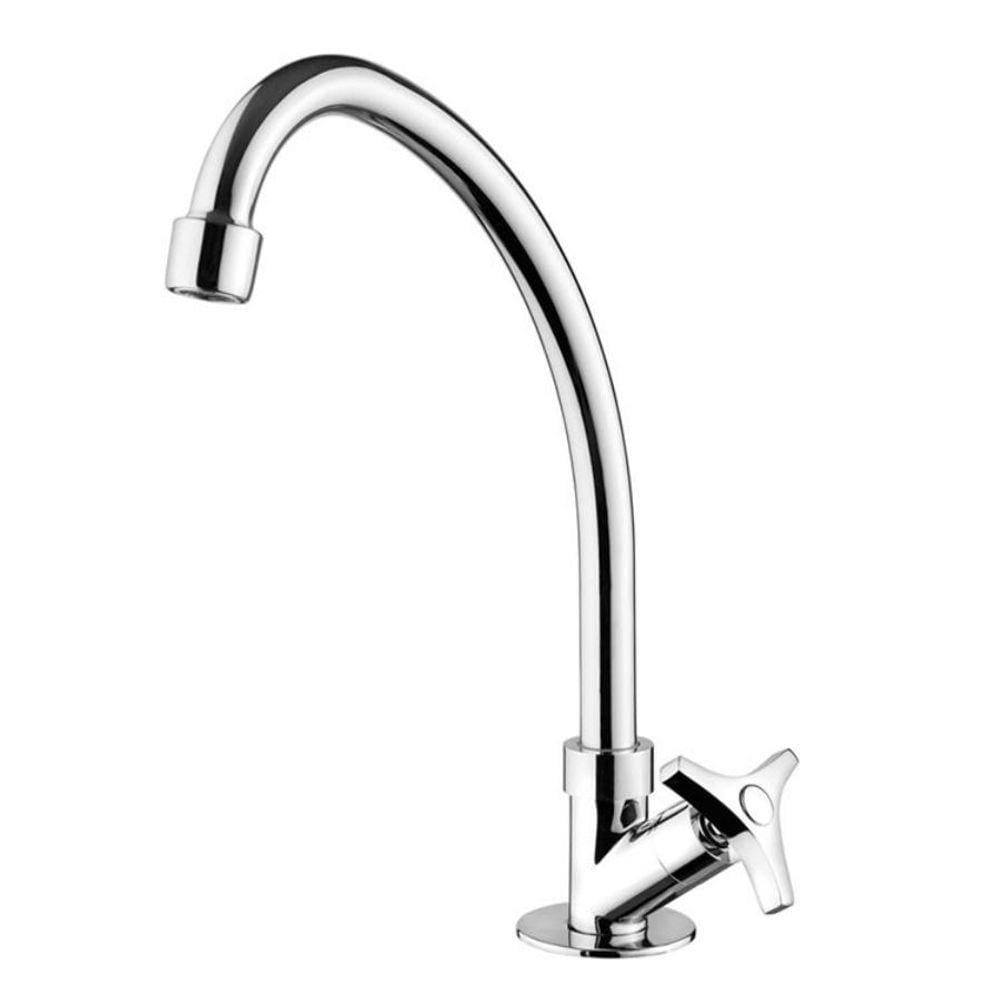 Torneira de Mesa para Cozinha com Bica Móvel 1167 C30 Cromada Lorenzetti