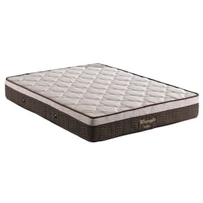 Colchão Casal Ortobom Magnyfic com Ortopillow e Molas Ensacadas 24x138x188cm - Marrom/Bege