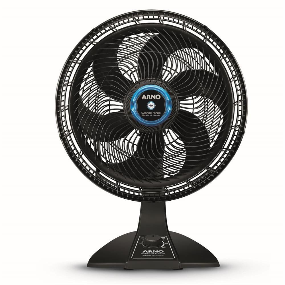 Ventilador de Mesa Arno VF55 Silence Repelente Líquido 130W Preto
