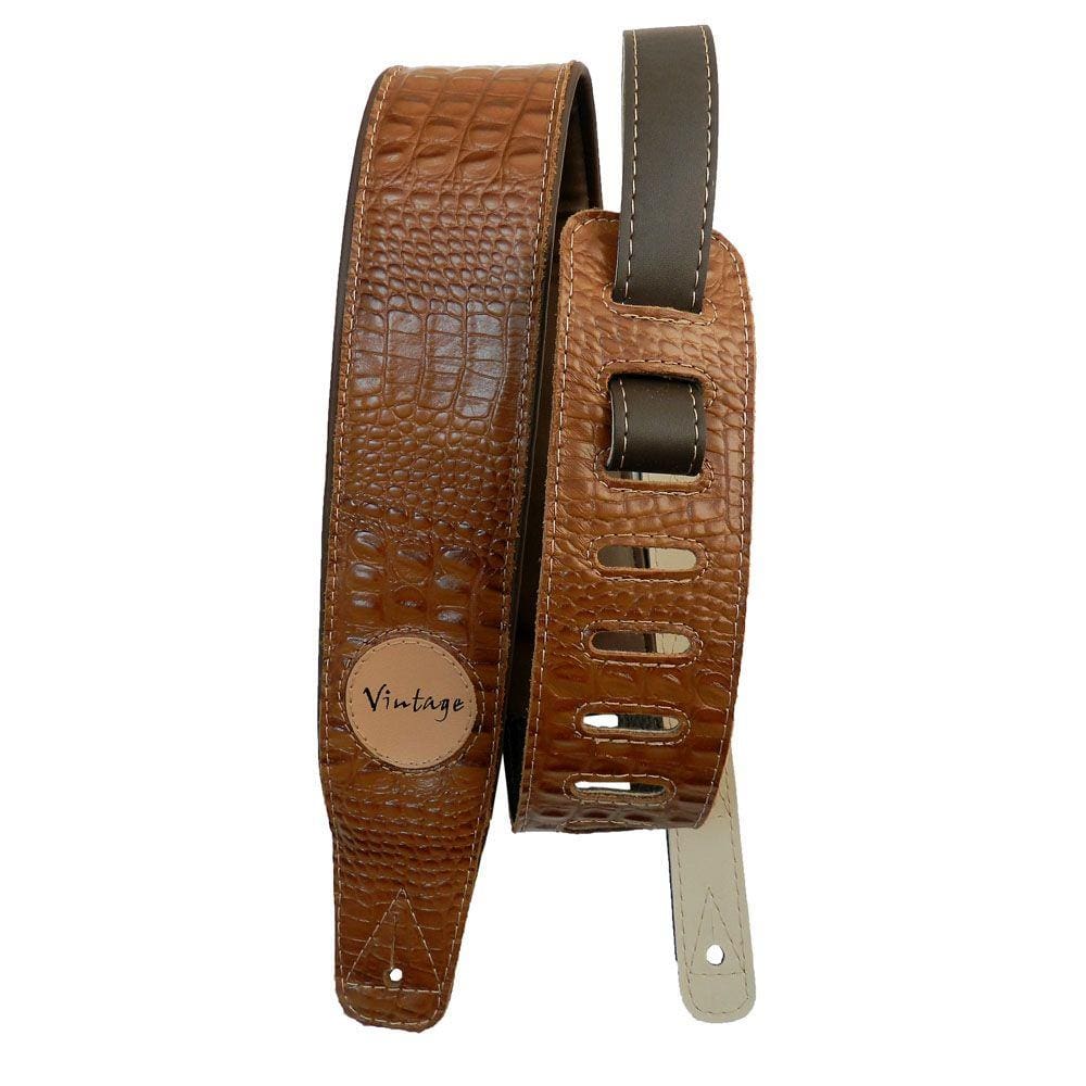 Correia Basso Linha Vt Sl 58 Crocodile Marrom