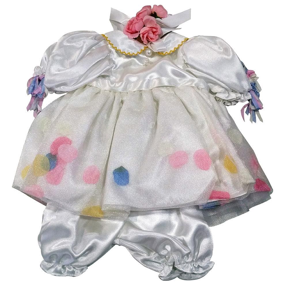 Roupa para Boneca - Bebê Reborn - Laura Baby - Monkey - Azul - Shiny Toys