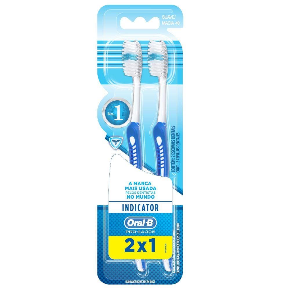 Kit Escova Dental Oral-B Indicator Plus 40 Leve 2 Pague 1