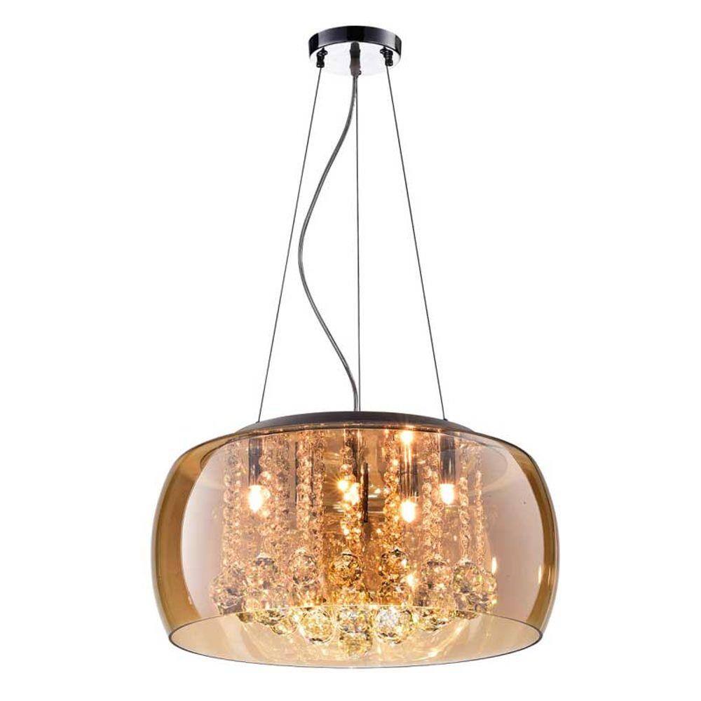 Pendente/Plafon Ambar Cristal Soho Pd002Am Bella — R$ 928,12 em Pontofrio br