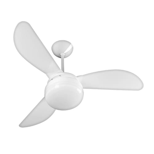 imagem-Ventilador de Teto Fenix com Lustre - Ventisol - Branco - 110V