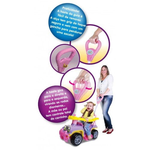 imagem-Carrinho De Passeio Jip Jip Menina Maral 2058 