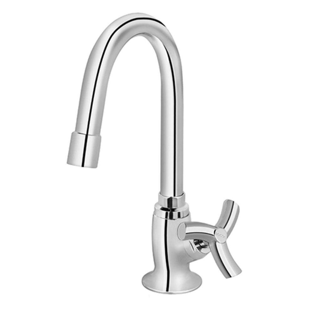 Torneira para Banheiro de Mesa Bica Alta Primor Docol Cromado