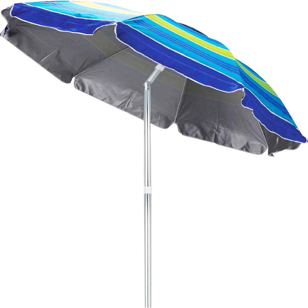 Guarda sol 240 metros mor aluminio azul 003709 com silver coating | Ponto