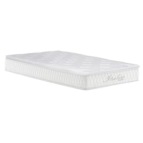 Colchão Solteiro Umaflex Itália com Pillow Top e Molas Ensacadas 26x96x205 cm - Branco