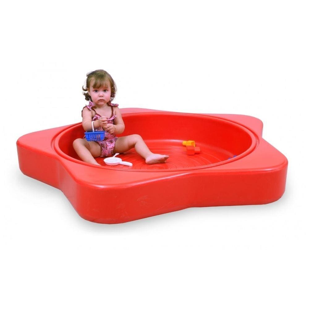 Caixa de Areia Estrela do Mar Vermelha Xalingo