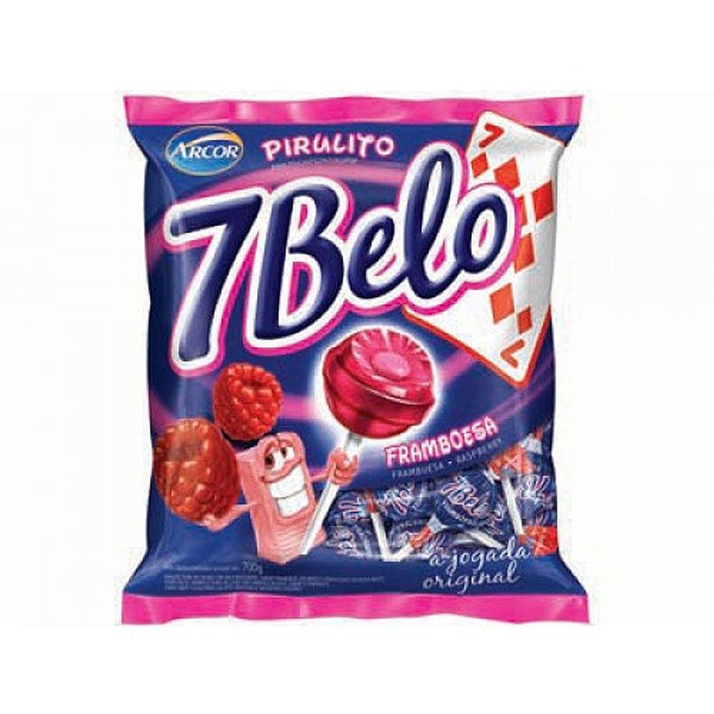 Pirulito 7 Belo Framboesa com 50 - Arcor