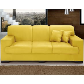 Sofá 3 Lugares Manuela Império Estofados Amarelo