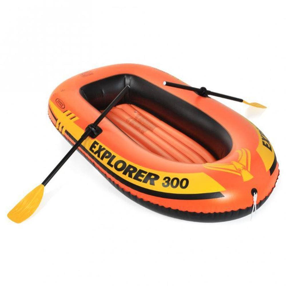 Bote Inflável Explorer 300 Até 186kg - Par Remos Bomba