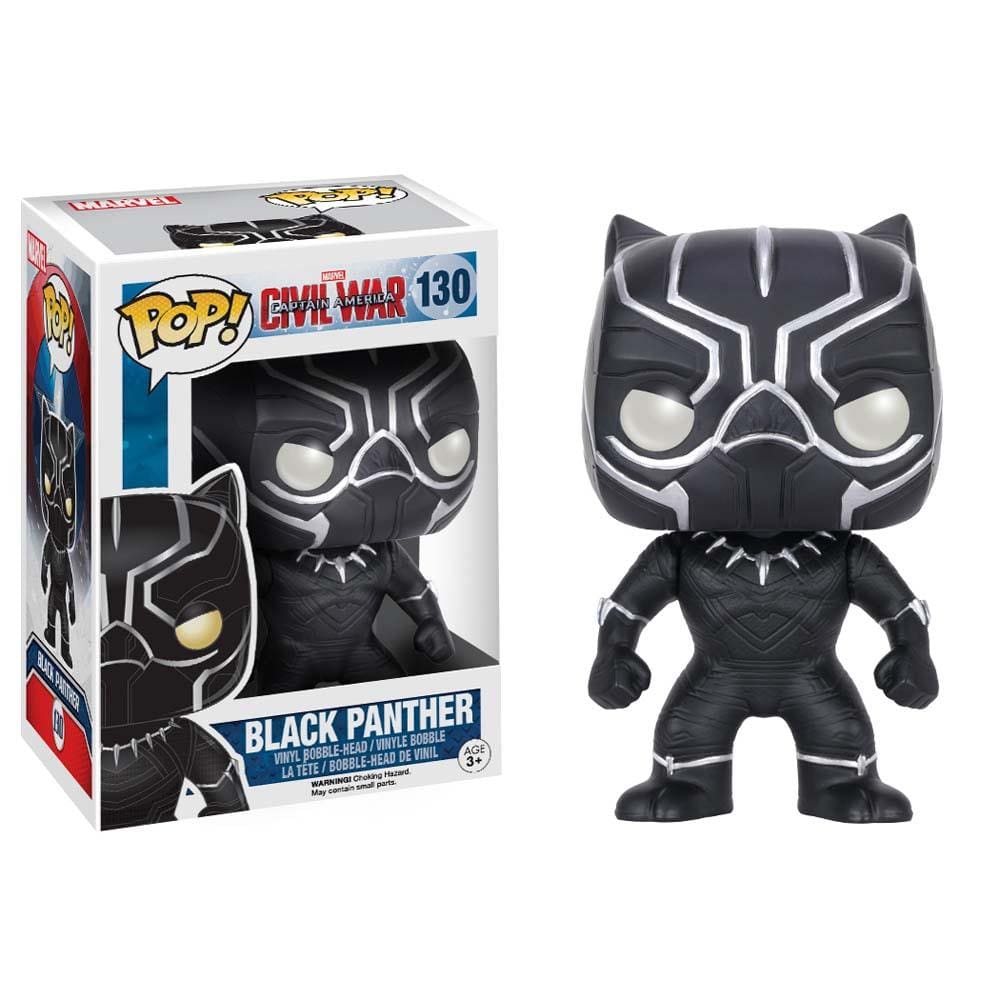 Boneco Funko Pop Marvel Capitão América 3 - Pantera Negra