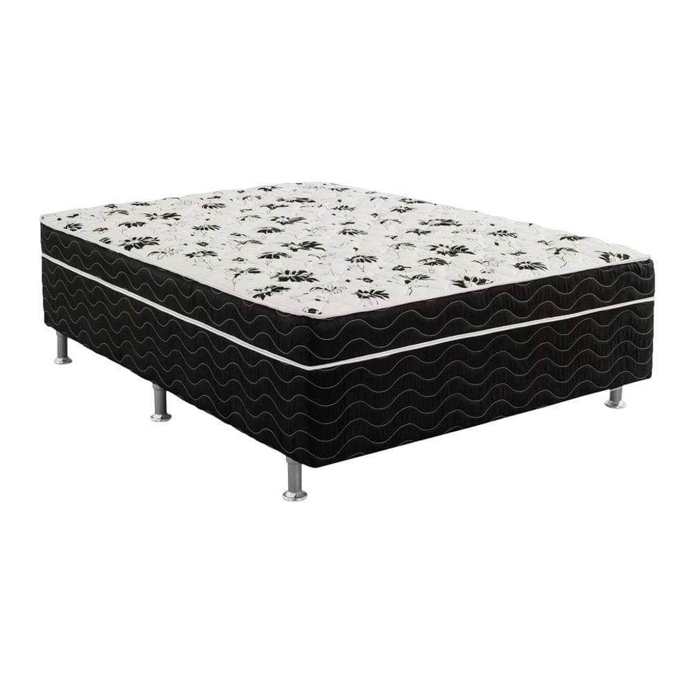 Cama Box Conjugada Ortopédico 138 Casal Union Preto