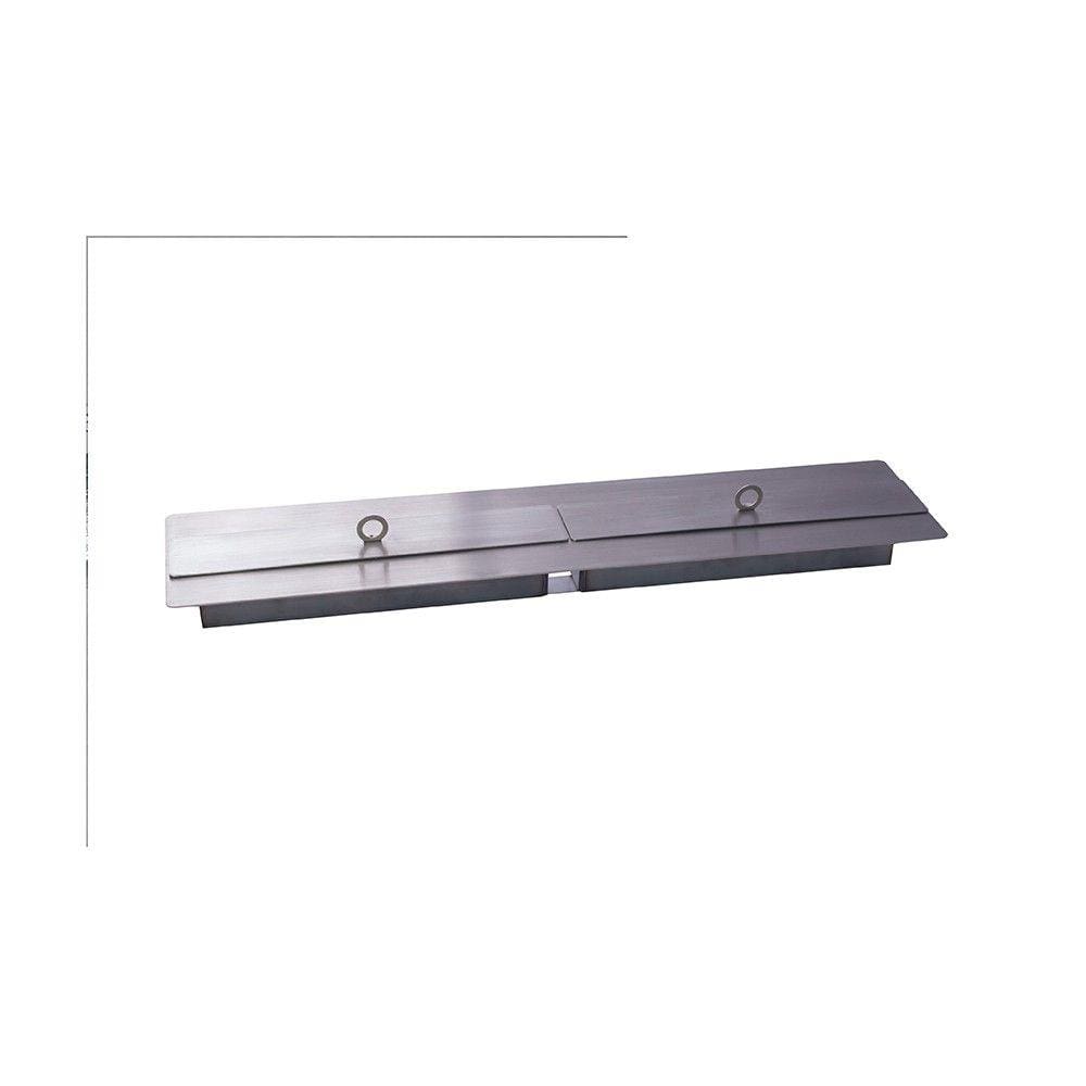 Lareira Ecológica A Alcool 92º Queimador em Inox 80cm Duplo 2x40cm - Classe A