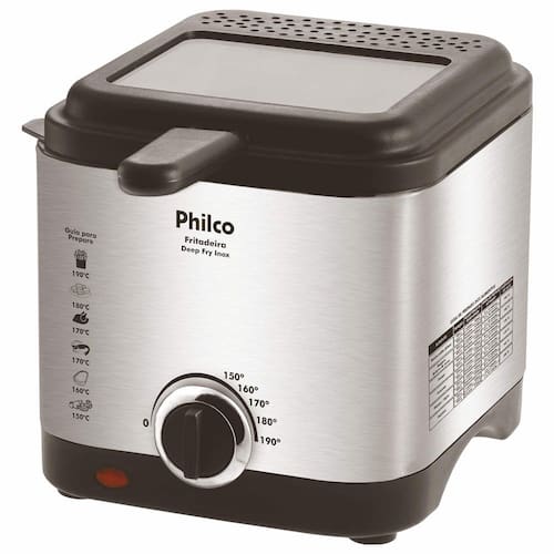imagem-Fritadeira Philco Deep Fry Inox 1,8L - 220v