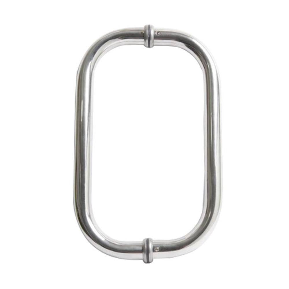 Puxador para Porta Duplo 30cm em Inox 180 Ligação