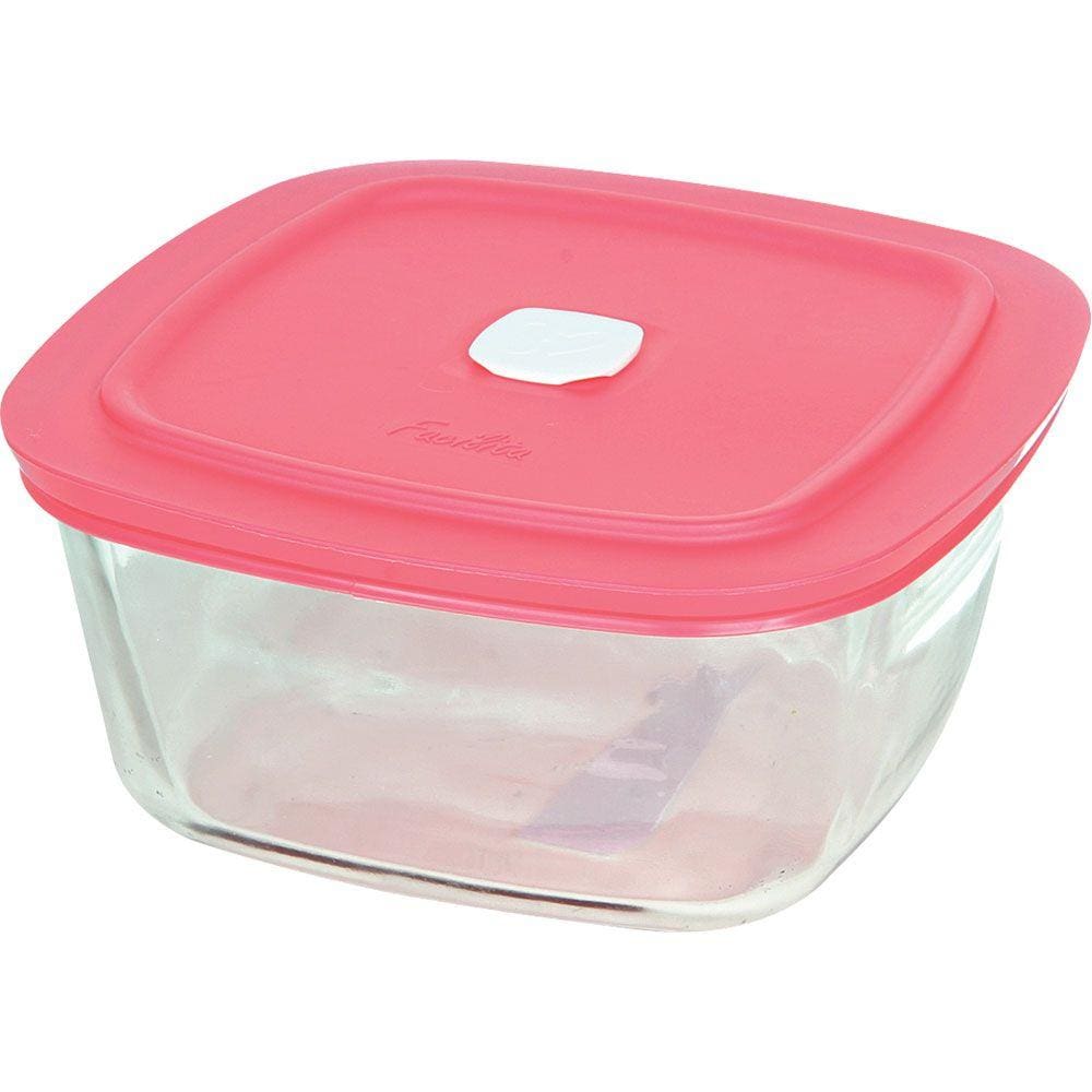 Pote de Vidro Quadrado 2l Vap Marinex