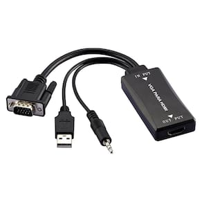 Conversor VGA M X HDMI F com áudio - Multilaser WI280
