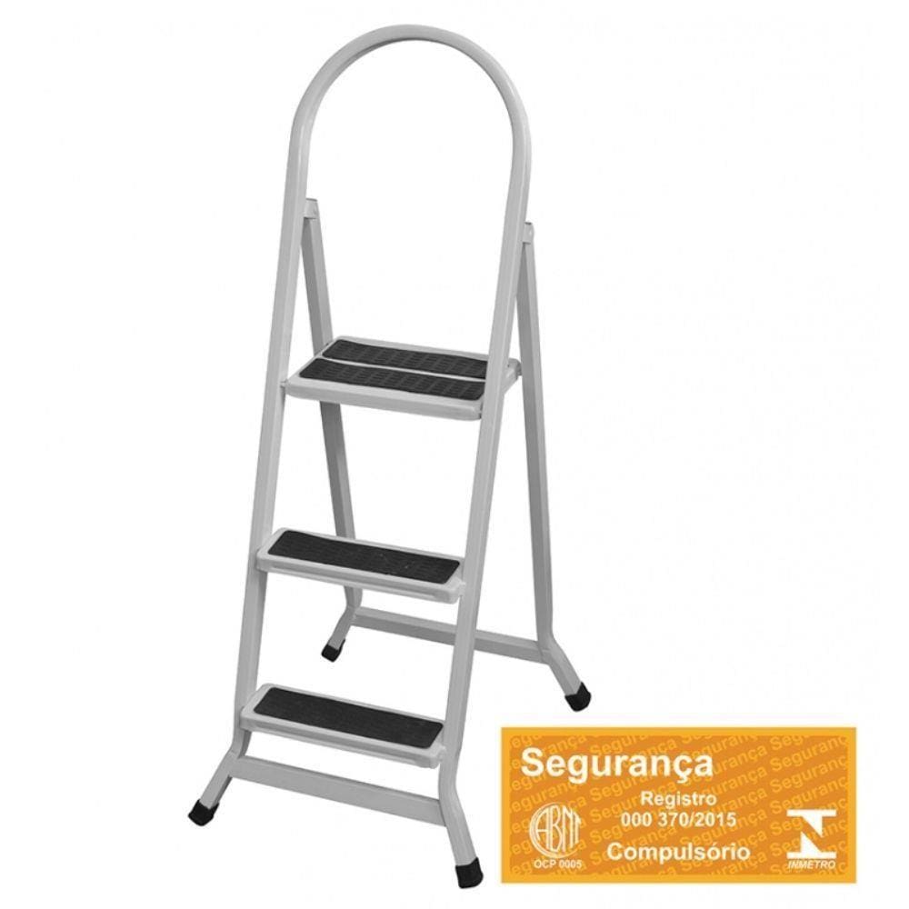 Escada Retangular de 3 Degraus 1,10 m - Utilaco