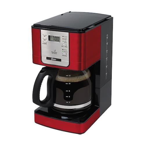 imagem-Cafeteira Elétrica Oster Flavor Programável 4401 36 Xícaras - Vermelha - 110V