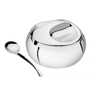 Açucareiro Tramontina Aço Inox com Tampa e Colher 64400/500