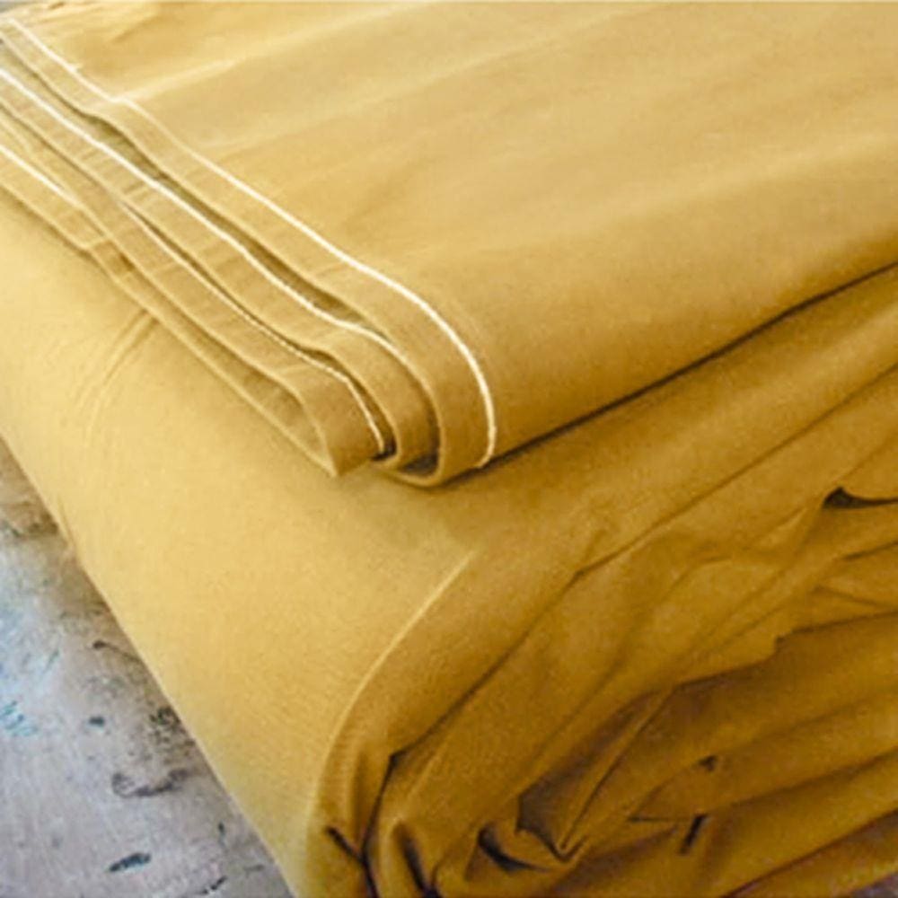 Encerado Lona em Algodao 3X3 M 100% impermeavel Fio 08 Confeccionada com Ilhos - Cor Caqui