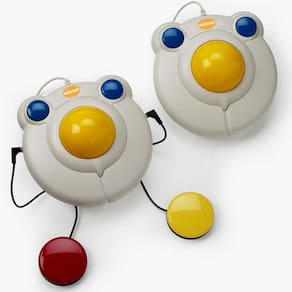Big Track - Mouse Grande com Bola Amarela para pessoa com baixa mobilidade - ACIONADOR