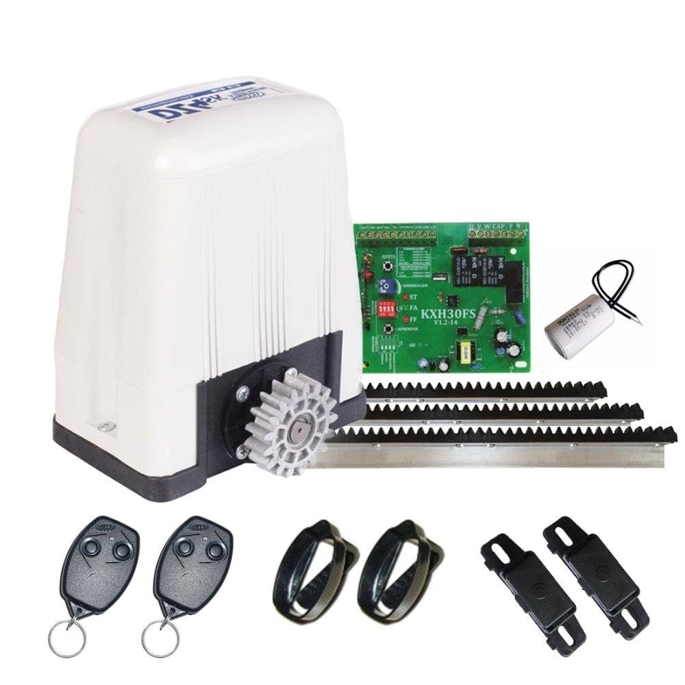 Kit Motor Automatizador Deslizante Rossi 1/3 Dz4 Sk Turbo 220V